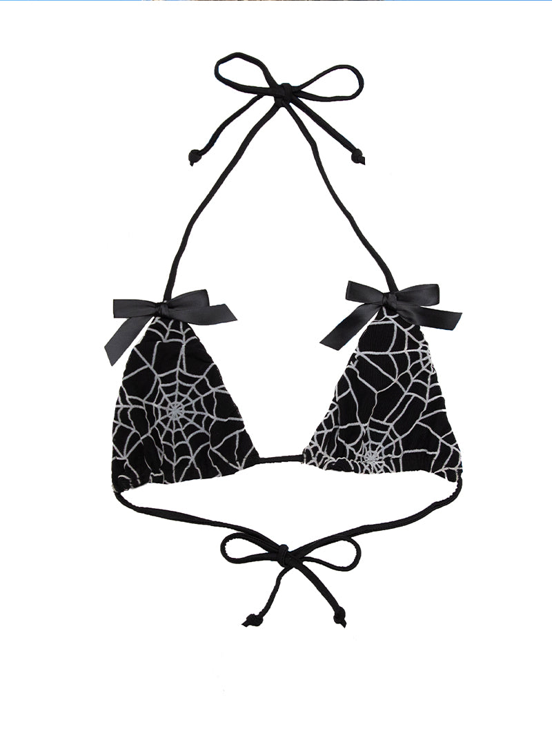 Arachnophobia Bikini Top